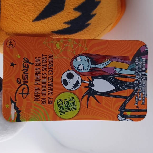 Disney Halloween Jack Skellington Musical Animated Plushie in a Jack O' Lantern - Picture 2 of 6